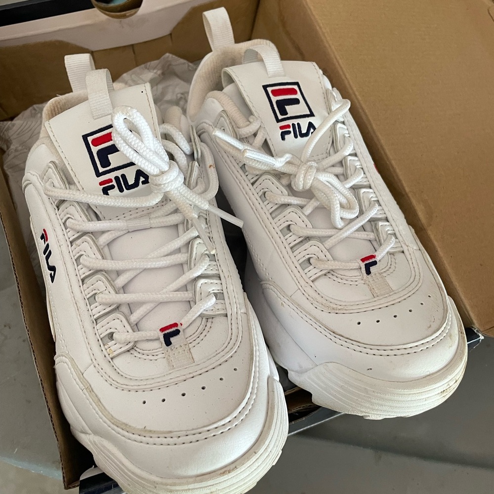 Fila Classic White Athletic Shoes
